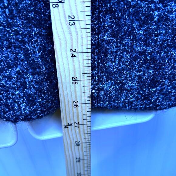 Kenneth Cole small wool tweed Women blazer pea coat double breasted black - Picture 4 of 10